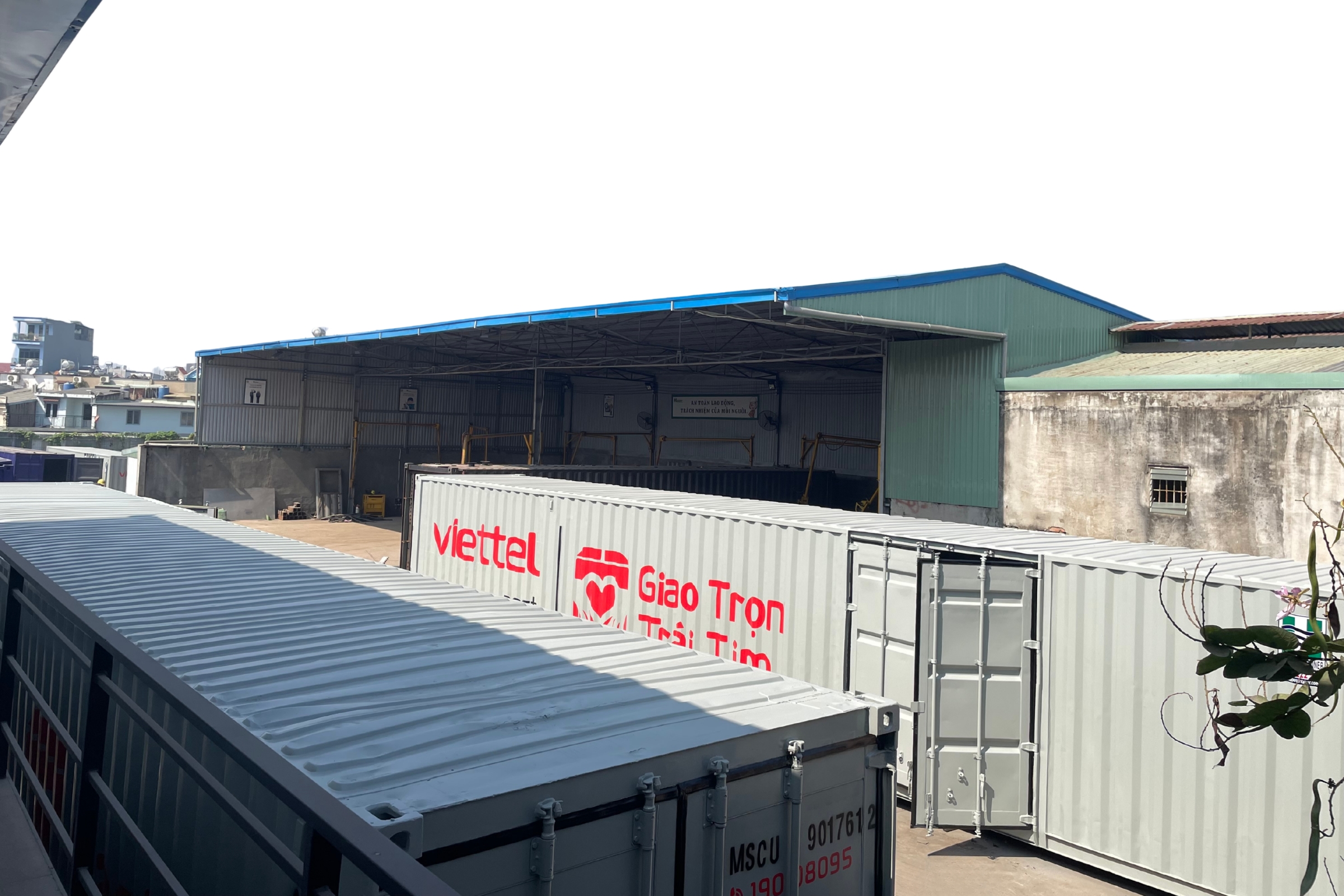 Container 53 feet tại depot Happer Việt Nam